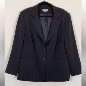 NYP suit blazer pinstripes